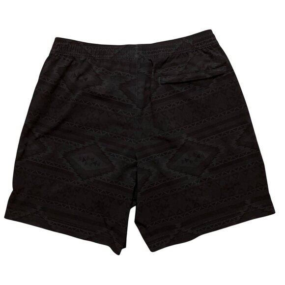 Chubbies The Quests Shorts Mens M Lined Performance Drawstring Aztec Print Gray - Picture 3 of 6